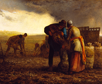 The Potato Harvest Jean-Francois Millet